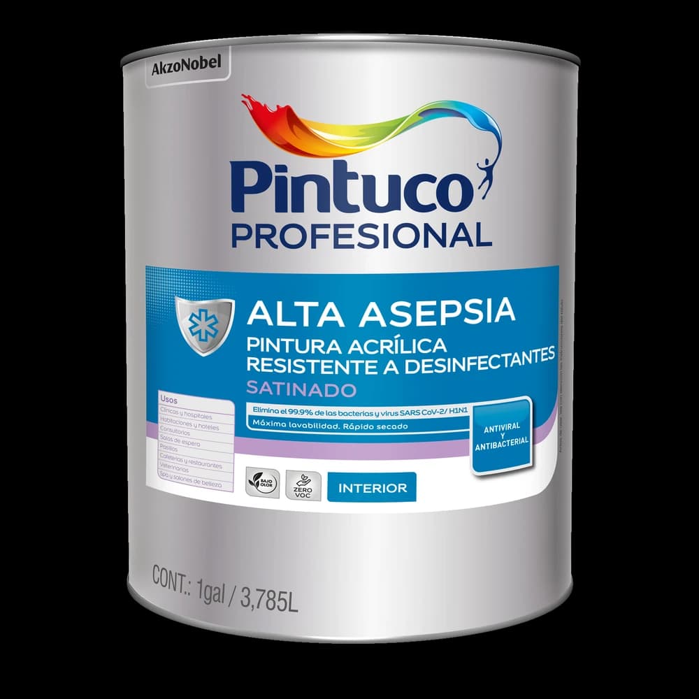 Pintura acrílica Alta asepsia / Tonalidades